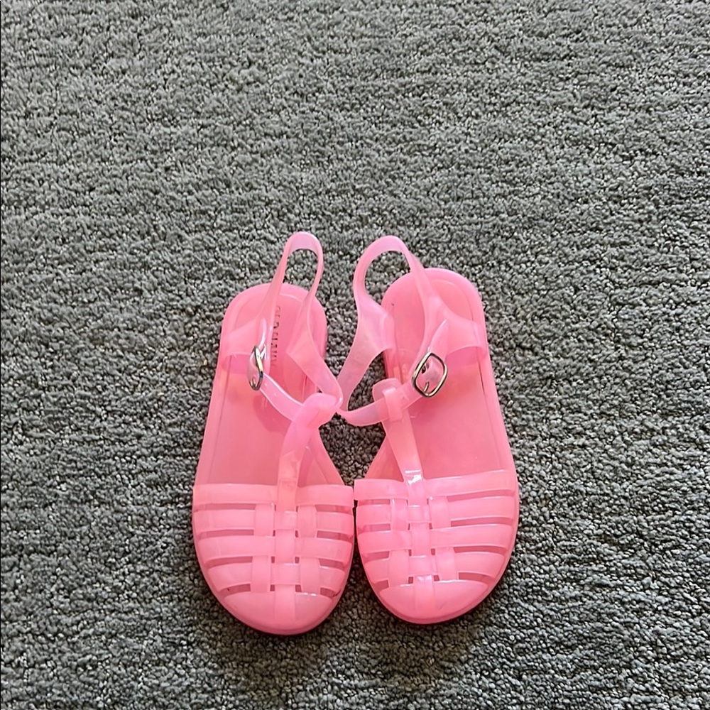 Old Navy, pink jelly sandals